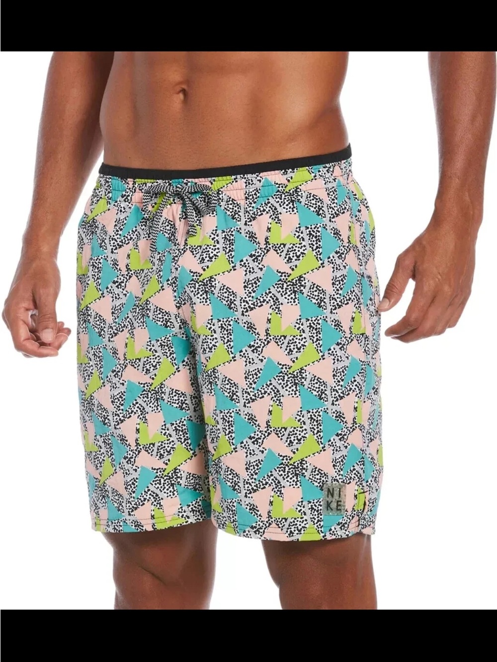 NIKE Vibe Icon 7" Volley Swim Shorts sz  Medium Psychic Trunks Retro